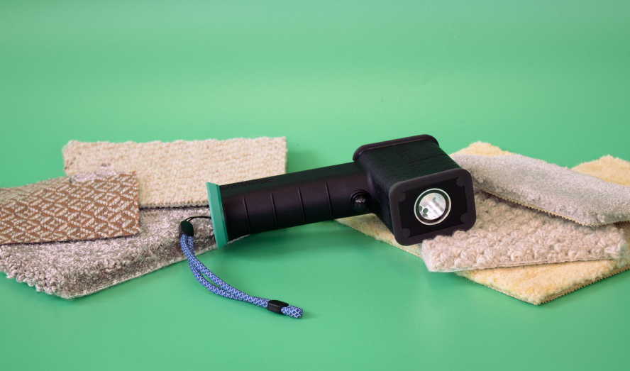 Matoha demonstrates carpet material identification in around one second