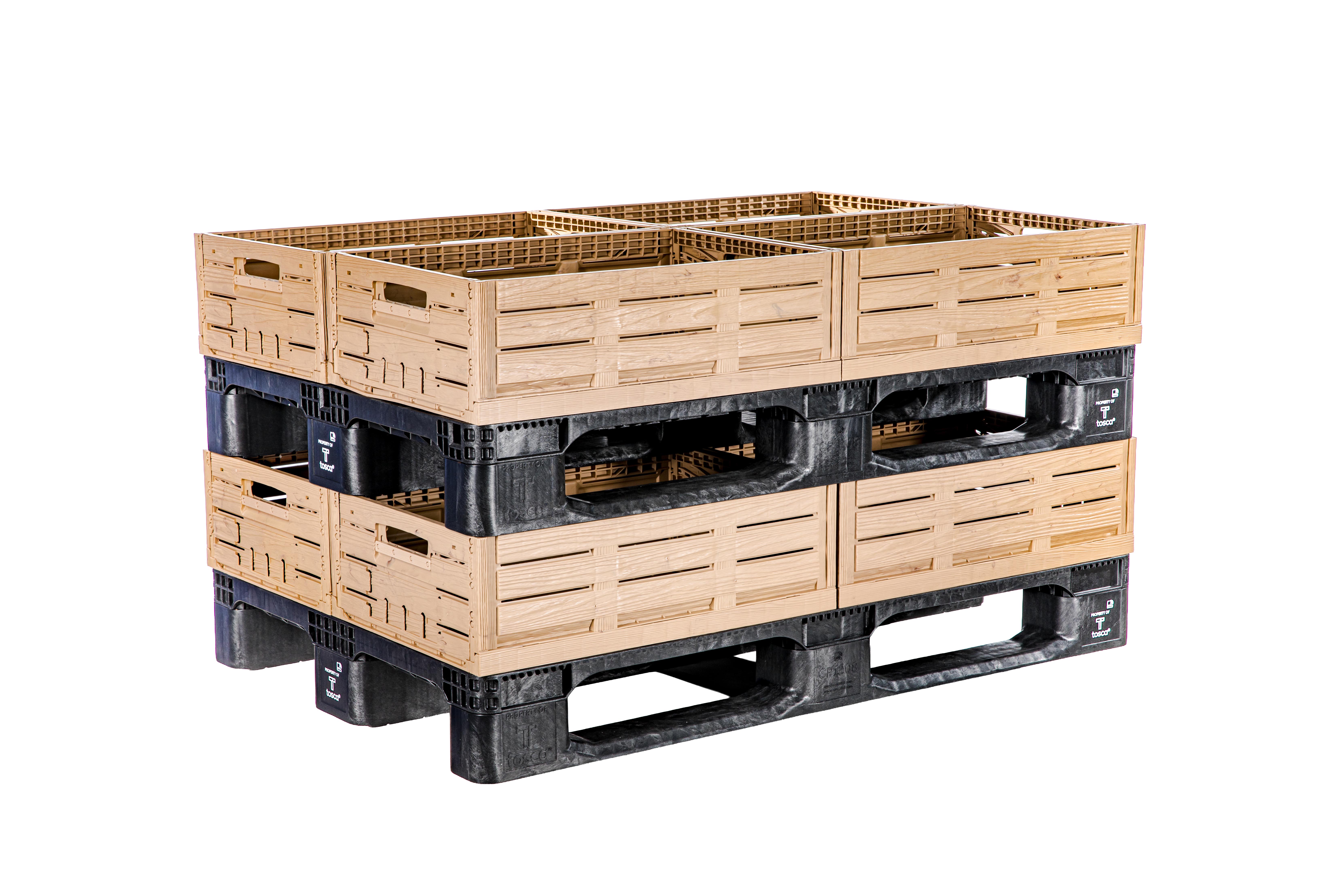 Tosca Showcases 100% Recycled Plastic Pallet with Cabka