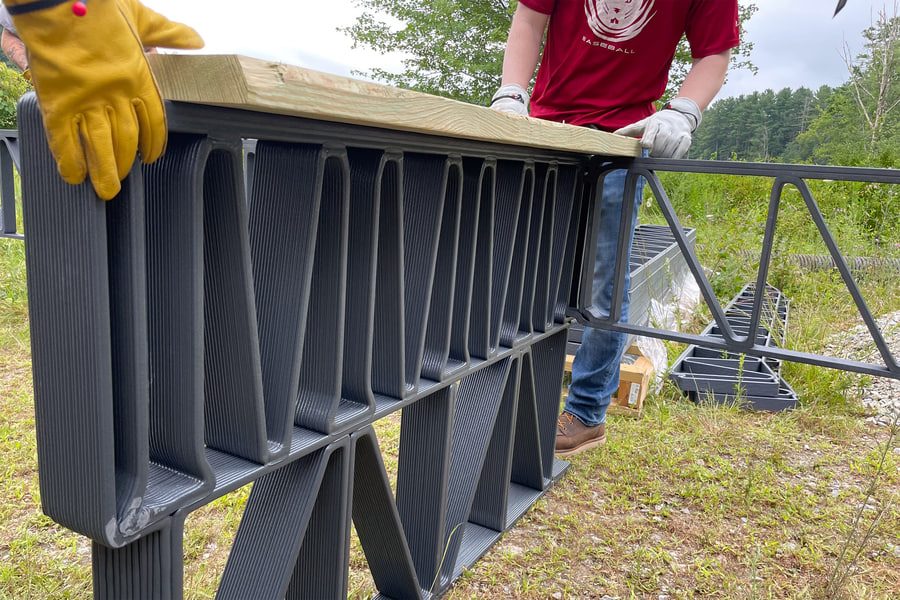 Atlas Turns Plastic Waste into 3D-Printed Building Components