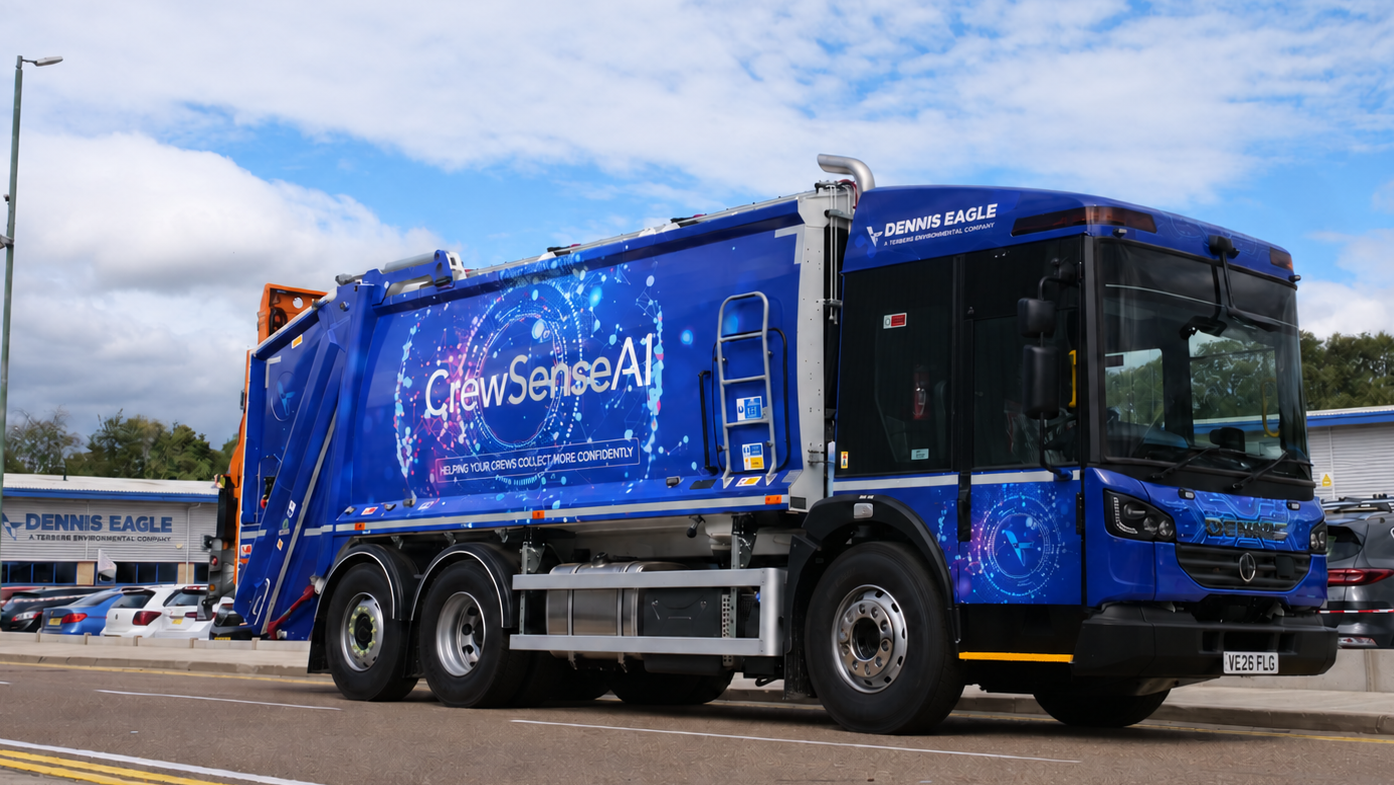 Dennis Eagle unveils CrewSense AI for refuse collection vehicles